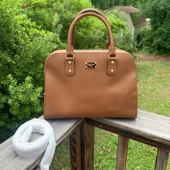 Michael Kors Handbags - michael kors saffiano large satchel bag